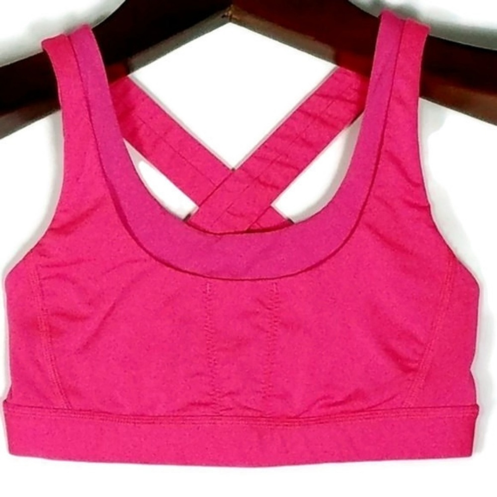 Lululemon Run Stuff Your Bra III Neon Pink Size 4